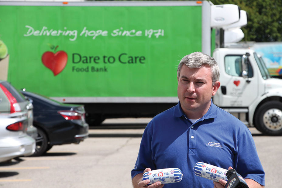 Feeding Kentucky Buys 10,000 Pounds of Purnell’s Sausage